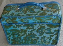 Vintage Vinyl &amp; Tapestry Overnight Bag - Vgc - Great Color &amp; Style - Great Bag - £39.56 GBP