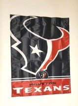 Houston Texans NFL Logo 27&quot; x 37&quot; Vertical Banner Flag Blue/Red/White - $24.74