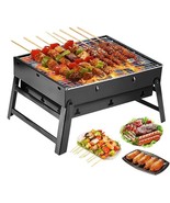 17&quot; Portable Charcoal Grill, Foldable Bbq Charcoal Grill Compact, 17 * 1... - $54.81 CAD