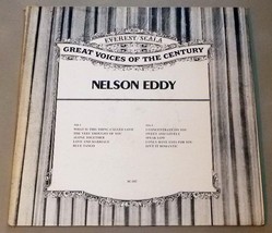 Nelson Eddy LP Great Voices of the Century - Everest / Scala SC-887 - £9.58 GBP