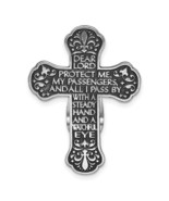 Pewter Finish Travelers Prayer Cross Visor Clip - $20.14 CAD