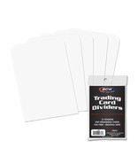 100X BCW Trading Card Dividers - £98.62 GBP