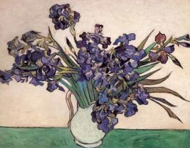 Artebonito Van Gogh Stilllife with Irises Ltd Edition Giclee - £50.81 GBP