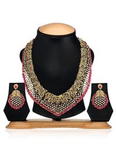 VeroniQ Trends-Faux Pearl MultiColour Choker Necklace in Antique finish with Ear - £38.28 GBP