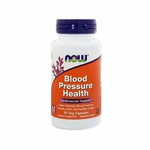 NEW NOW Supplements Blood Pressure Health Cardiovascular Support Vegan 90 vegcap - £20.46 GBP