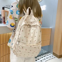 Fashion  Backpack For Women Waterproof Nylon Ruack Teenager Large Capacity Stude - £62.36 GBP