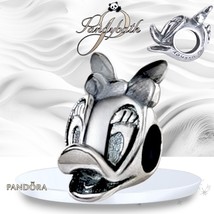 Pandora Disney Daisy Duck Portrait Charm US SELLER - $47.52