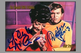 Signed by 2! Star Trek 1993 Master Series Card Nichelle Nichols &amp; Walter Koening - £205.74 GBP