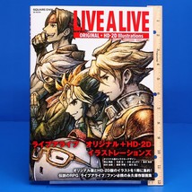 Live A Live Rpg Original + HD-2D Illustrations Art Book Chrono Trigger Precursor - $42.99