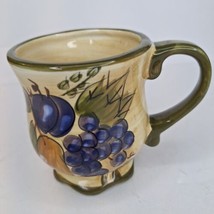 Home Trends &quot;Granada&quot; Discontinued Tuscan-style Coffee Mug Fruit Design - £7.11 GBP