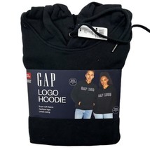 Gap Unisex Large Logo Hoodie Size X-Large True Black XL - £15.62 GBP