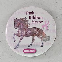 Breyer Pink Ribbon Horse Button Pin - $24.99