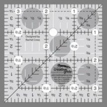 Creative Grids Quilt Ruler 3.5 Inch by 3.5 Inch Square - £17.29 GBP