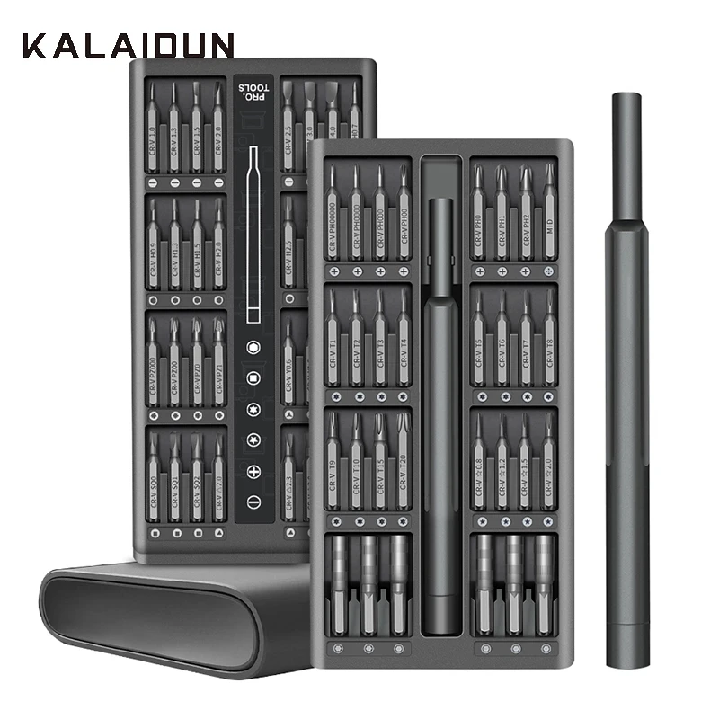 KALAIDUN Precision Screwdriver Set Screw Driver 63 In 1 Torx Bit Set Magnetic Bi - £221.95 GBP