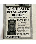 1906 Winchester House Warming Heaters Advertisement Appliance Ephemera  - $366.69 MXN