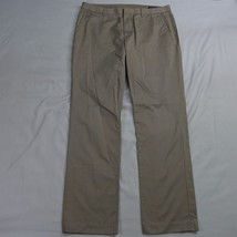 Bonobos 36 x 34 Khaki Straight Wednesday Weekday Warrior Dress Pants - £19.35 GBP