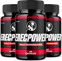(3 Pack) Erecpower Capsules, Erecpower Pills Maximum Strength Supplement... - $99.98