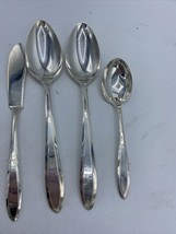 Nobility Plate Silver Reverie Flatware Silverware Hostess Serving Spoons... - £23.45 GBP