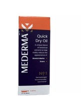 MEDERMA QUICK DRY OIL FOR SCARS, DRY SKIN &amp; STRETCH MARKS 2 OZ - £7.26 GBP