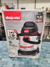 *Slightly Used/Cleaned Shop Vac Wet/Dry Vacuum 5 Gallon 4.5 HP Stainless Steel - £47.40 GBP