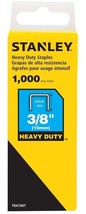 New Stanley TRA706T Box Of 1000 3/8&quot; Heavy Duty Narrow Crown Staples 2242592 - £11.78 GBP
