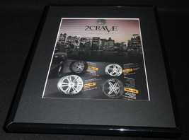 2011 2Crave Rims 11x14 Framed ORIGINAL Vintage Advertisement - $34.64