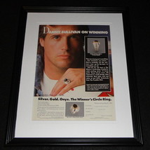 Danny Sullivan 1991 Franklin Mint Rings Framed 11x14 ORIGINAL Advertisement - £27.23 GBP