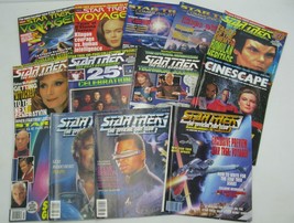 Lot 13 Different Star Trek Magazines Voyager Communicator Next Generation Fan - £11.17 GBP