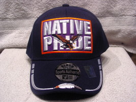 NATIVE PRIDE EAGLE INDIAN BASEBALL CAP ( DARK BLUE ) - $11.29