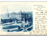 Cyanotype Dominion Square Montreal Quebec Canada 1900 UDB Postcard S17 - $4.42