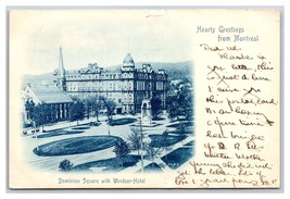 Cyanotype Dominion Square Montreal Quebec Canada 1900 UDB Postcard S17 - £3.47 GBP