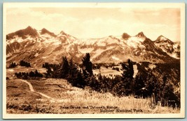 RPPC Tatoosh Range Mount Rainier National Park Washington WA  Postcard H3 - £7.71 GBP