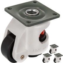 Heavy Duty Leveling Casters, Leveling Casters Stem, Set of 4, 1.65&quot;, Retractable - £31.17 GBP