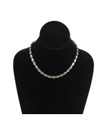 Womens Faux Ruby Rhinestone Chain Collar Necklace Gold Tone EUC - $14.31