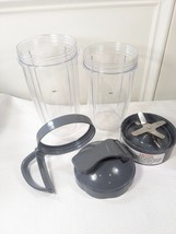 NutriBullet NB-201 Magic Nutri Bullet blender mixing cups handle blade f... - £22.98 GBP