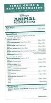 2004 walt disney world Animal Kingdom Times guide Flyer April 25-May 1 - $14.80