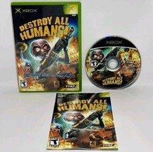 Destroy All Humans (Microsoft Xbox, 2005) MINT COMPLETE! Free Shipping - £12.22 GBP