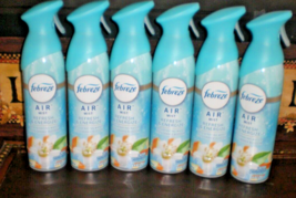 6) Febreze Air Room Freshener Sprays Refresh &amp; Energize 8.8 Oz Each Spray Bottle - £31.39 GBP