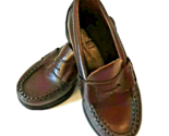 Boys 8 1/2 M Cordovan Brown Sperry Topsiders Loafers Shoes