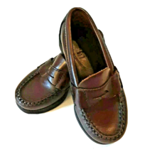 Boys 8 1/2 M Cordovan Brown Sperry Topsiders Loafers Shoes - £16.51 GBP