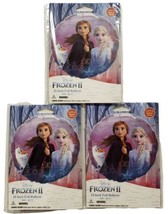 Frozen II 18&quot; Foil Balloon Double Sided New! Lot of 3 - $12.46