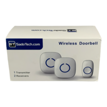 ST Sado Tech.Com Wireless Doorbell with 2 receivers - £11.63 GBP