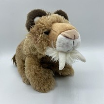 Wild Republic Saber Tooth Tiger Cub Plush Stuffed Animal 12 Inch Realistic Beans - £7.58 GBP