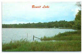 Benoit Lake Spooner Wisconsin Unused Postcard - $43.96