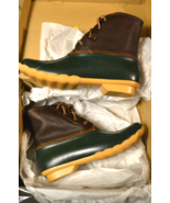 NEW Sperry Top-Sider Women&#39;s Saltwater Duck Boot Green Brown Tan Size 10.0 - $58.79