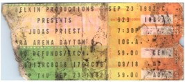 Vintage Judas Priest Ticket Stub Septembre 23 1982 Dayton Ohio - £26.74 GBP