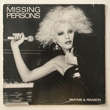 An item in the Music category: Missing Persons - Rhyme & Reason LP Vinyl Record Album