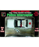 2001 Ford Crown Victoria Police Car 1:43 Scale - CAN - New - Gearbox Col... - £13.70 GBP