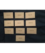 10 Gift Card White Envelope Sleeves *New/Unused* j1 - $8.21 CAD