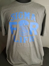 Phi Beta Sigma Fraternity Short Sleeve Phi Beta Sigma 4 Life T-SHIRT Gray Large - £15.66 GBP